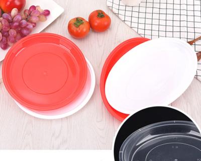 China Many Sizes Disposable Plates PP material Round and Oval for hold food for sale