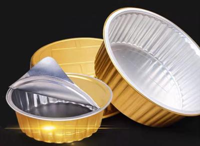 China Takeaway Disposable BBQ Aluminium Foil Bowls With Lid for sale