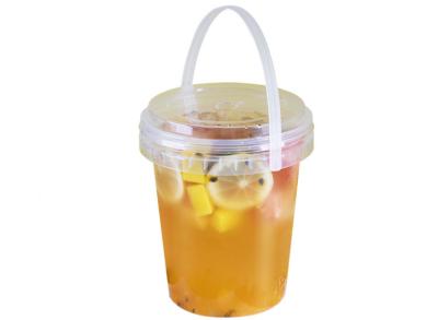 China 119mm Diameter 1000ml Injection Cup For Holding Juice Salad Milk Tea for sale