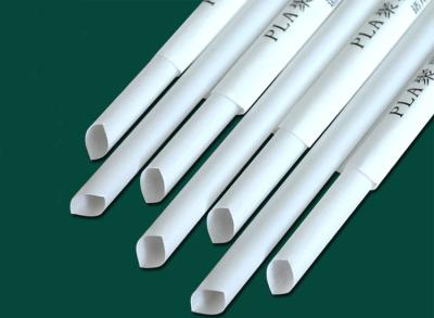 China Disposable PLA Biodegradable Drinking Straws Independent Packaging for sale