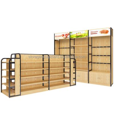 China Wooden Bread Display Rack Coffee Display Rack Wine Rack Alcohol Steel Wood Loading is 40-60kg per shelf for sale