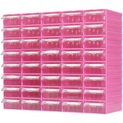 China Modern clear plastic parts box and stackable plastic drawer for warehouse parts storage for sale