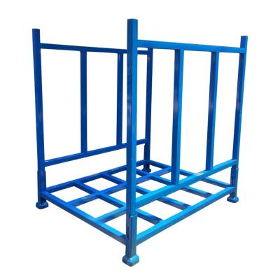 China Corrosion Protection Industrial Portable Stack Rack And Logistic Steel Pallet Stacking Rack For Warehouse for sale