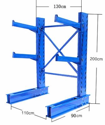 China Corrosion Protection Selective Cantilever Racking for sale