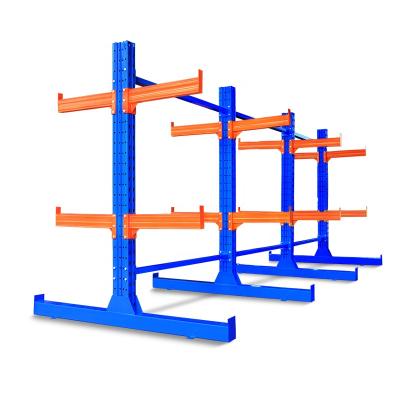 China Heavy Duty Corrosion Protection Cantilever Racking System For Lumber & Pipe & Car for sale