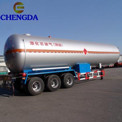 China Truck Trailer New Pressure Vessels Used Gas Tanks LPG Tanker Semi Trailer For Sale for sale