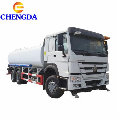 China New Sinotruck HOWO 15-20cbm 6x4 Multifunctional Sprinkler Dust Suppression Water Spraying Tanker Trucks for sale