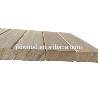 China Traditional paulownia saunalaths wood board for furniture and surfboard for sale