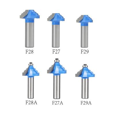 China CNC Process Classical Plunge Router Bits for Door Panel Milling Cutter Solid Carbide End Mills CNC Router Bits for Wood-F27 for sale