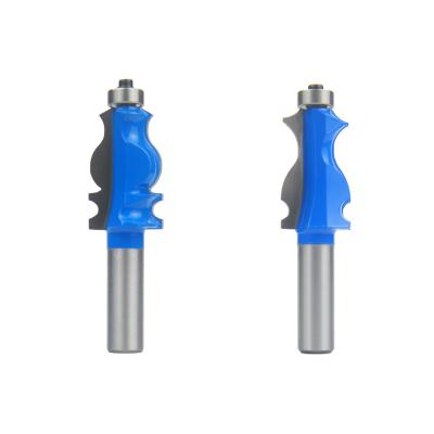 China CNC Process Fish Handrail Router Bits set Milling Cutter Solid Carbide End Mills CNC Router Bit for Wood Tungsten Steel Router Bit for sale