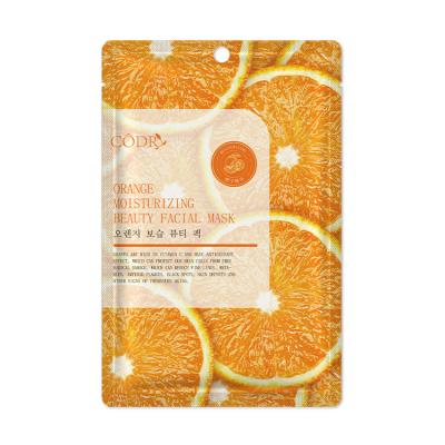 China Moisturizer Codr OEM/ODM Private Label Beauty Fruit Face Maskss Beauty FaciaMask Paper Sheet Skin Care Moisturizing Face Mask for sale