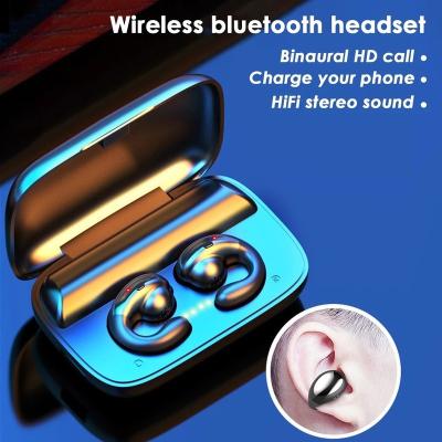 China Binaural Binaural Hanging Ear Hook Ears S19 Sports Working With Charging Royal Blue Teeth TWS 5.0 Sports Private Model New for sale