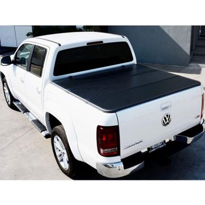 China Tailbox Custom-Fit Pickup Truck Tonneau Covers For Volkswagen Aluminum Triple Rear Box Cover Canopy Truck Bed Protector for sale