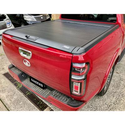 China Tailbox Custom-Fit Pickup Truck Tonneau Covers For Great Wall Aluminum Retractable Roller Shutters To Lock Roll Up Roof for sale