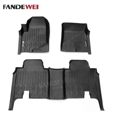 China Sports Wholesale Waterproof 3D TPV Car Mats All Weather Rubber Floor Mat Eco-friendly Car Mats FOR HONDA FIT for sale