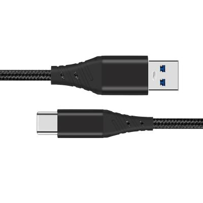 China Private Model MP3/MP4 Player 3a Charger USB A To USB C Fast Cable With Nylon Braid for sale