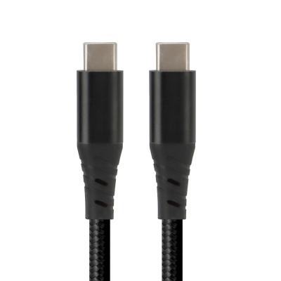 China MP3/MP4 player 100W charging usb 3.1 C to type c 20Gbps cable 1M with nylon braid for sale