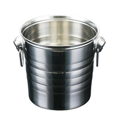 China Red jinweili Barrel Bar KTV Beer Barrel Viable Non Magnetic Ice Bucket Steller Stainless Steel Ice Bucket Champagne Bu for sale