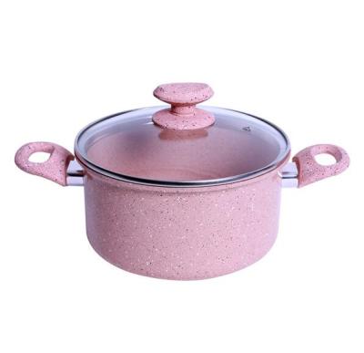 China Sustainable High Quality Nonstick Energy Saving Cooking Saucepot Nonstick Coating For Induction Cooker New Cookware Sets for sale