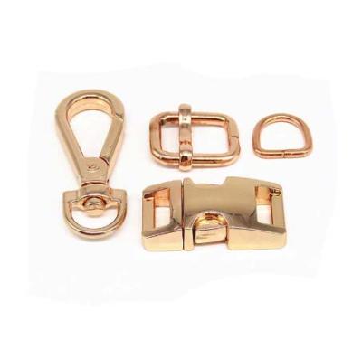 China High Quality Eco-Friendly Rose Gold Nickel Free Metal Metal Quick Release Side Version Buckles 1/2