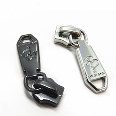 China Hot Selling Nickel Free Logo Zipper Puller Custom Made Zip Puller For Bag for sale