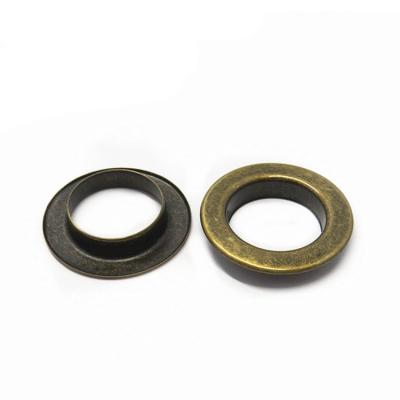 China Large Nickel Free Brass Antique Brass Curtain Grommets Grommets Wholesale Nickel Free Upholstery For Canvas for sale