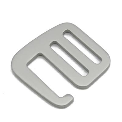 China Eco-friendly Aluminum Buckle 25mm Aluminum Hook For Bags Belt Buckle Adjustable Slide Buckle G Hook For Backpack for sale