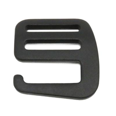 China Eco-friendly Aluminum Buckle For 25MM Webbing Hook Adjustable Aluminum Buckle Slide Buckles G Hook For Backpack for sale