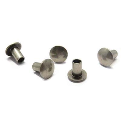 China 6mm Flat Head Eco - Friendly Iron Pop Rivet For Fabric for sale