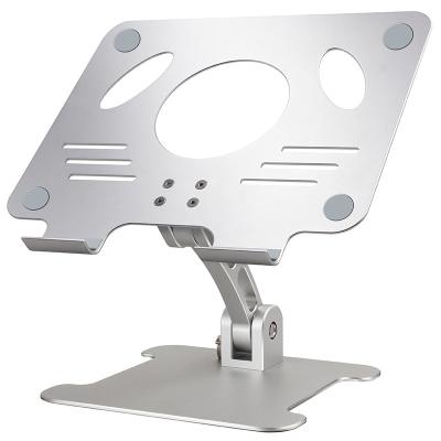 China Aluminium computer stand multi-angle height Anti-slipped design adjustable laptop stand for sale