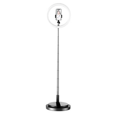 China Cell Phone Holder For Live Stream Photographic lighting Makeup Selfie Ring Light With Tripod Stand en venta