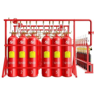 China                  15MPa Red Ig100 Cylinder Fire Extinguishing Equipment Fire-Fighting System              for sale