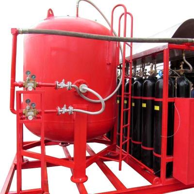 China Dry Chemical Powder Stationary Fire Extinguishing Equipment Powder Tank for Industrial for sale