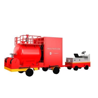 China Portable Extinguisher Mobile Powder Fire Extinguishing Equipment with Dry Powder Tank for sale