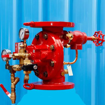 China 1.6/2.5MPa Water Spray Fire Fighting Deluge Alarm Valve with Open Sprinkler Head Type for sale