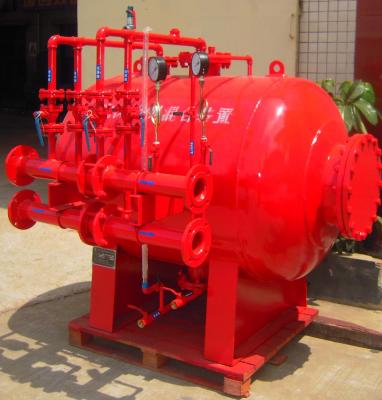 China Water Foam Equipment-Foam Liquid Storage Tank PHYM-W/L-4/8/16/32/64/80/100-10-150 Red for sale