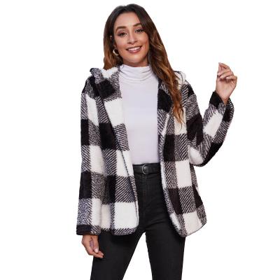 China QUICK DRY loose women's coat jacket hooded coat zipper coated plush jacket fleece jacket for sale