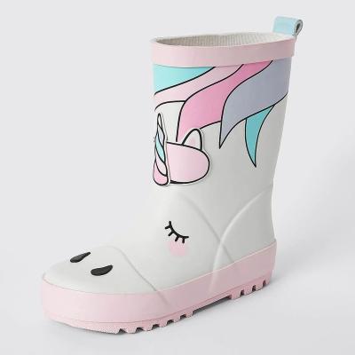 China Hot Selling Wholesale Boot CUSHIONING Customized Rain Boots Kids Rubber Boots Kids Rubber Boots for sale