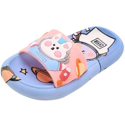 China Children Dinosaur Soft Bottom Boys Sandals Non Slip Summer Boys Slippers Children Bath Insulative Girls Home Bathroom for sale