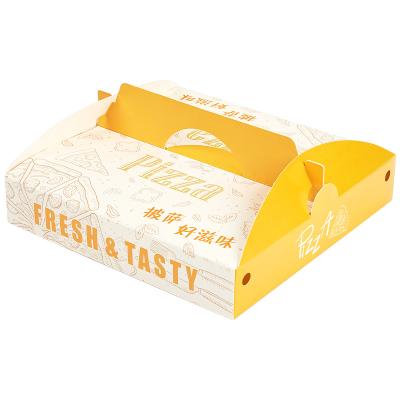 China Custom LogoLuxury Packaging Box Packaging Materials Pizza Box Catering White Recycled Cardboard Paper Pizza Boxes for sale