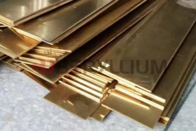 중국 BeCu Copper Beryllium Sheet With 6mm Thickness 50mm Width Elongation 9% 판매용