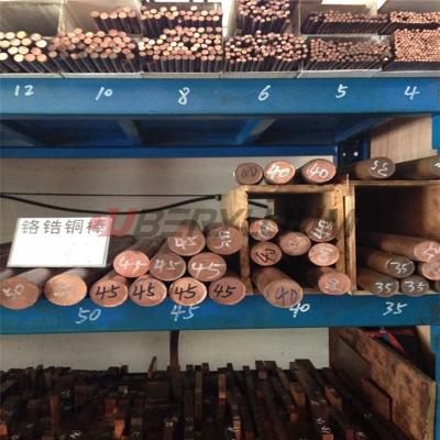 China SGS C15000 Zirconium Copper Rod 1mm - 6mm For Resistance Welding Wheels for sale