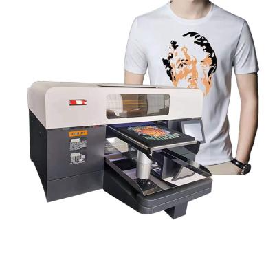 China Hotels Automatic Inkjet DTG Printer For Tee Shirt A3 T-shirt Direct To Printer Garment Machine For Cotton Fabric for sale