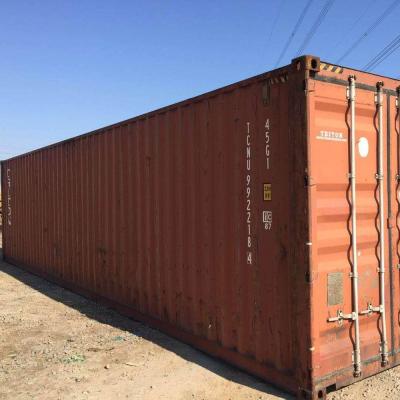 China Corten Steel USED SHIPPING CONTAINER 40HC/HQ to QINGDAO CHINA for sale