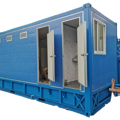 China Modern 20GP prefab container house container toilet is environmental friendly and convenient for sale