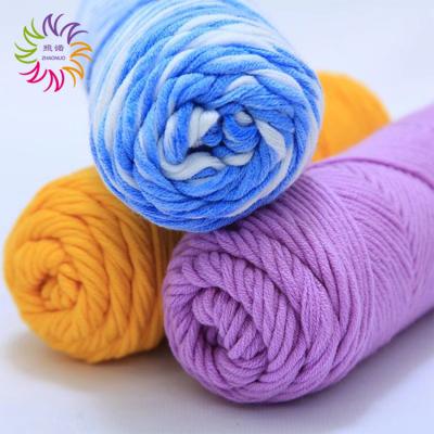 China Anti-pilling wholesale ZHAONUO porta loom 8ply fluffy knitting basket hand knitting yarn use hat acrylic yarn for brush for sale