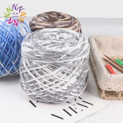 China ZHAONUO wholesale anti-pilling manufacturers dyed thick acrylic 200g cone 16 ply 100% milk cotton yarn for scarf for sale