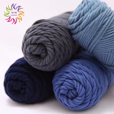 China Anti-pilling ZHAONUO manufacturer price 8 ply 100 ply bulky fancy crochet filament 100% acrylic yarn for hand knitting for sale