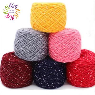 China ZHAONUO stocklot scarf anti-pilling dye hand knitting DK 4mm 10ply 200g snow dot 100% white acrylic yarn for sale