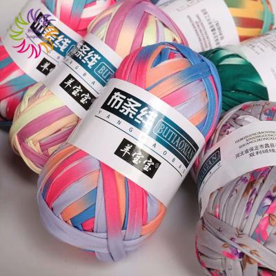 China ZHAONUO T-shirt Yarn Viable Thick Bulky Crochet For DIY Knitting for sale